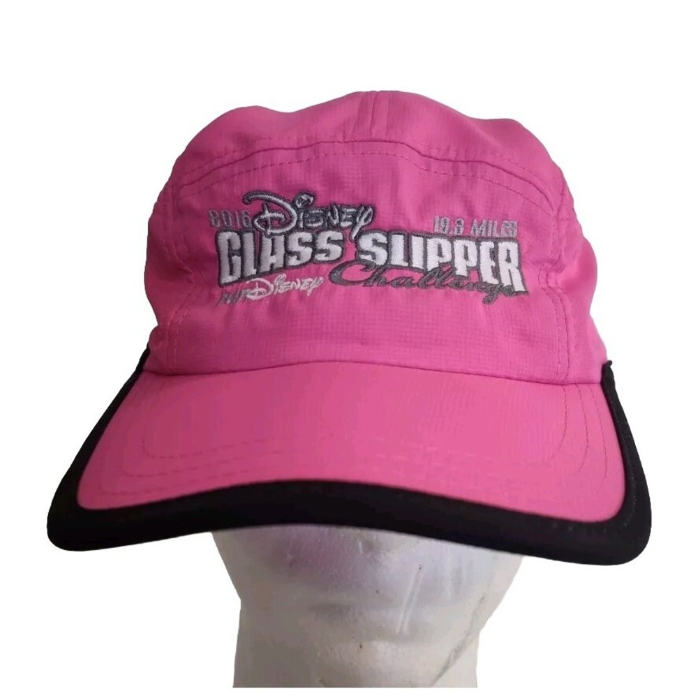 Run Disney 2016 Glass Slipper Challenge 19.3 Miles Pink Running Hat
